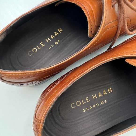 Cole Haan Shoe Men 9 Grand OS Leather Oxford Cap Toe Lace Jefferson Work Core Ex main image 9